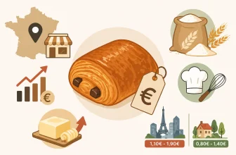 Prix du Pain au Chocolat, croissant, Combien ils coûtent ?