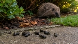 Crotte de hérisson dans le jardin : Comment les reconnaître ?