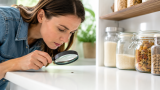 Petite bestiole noire maison : Identification insecte rond